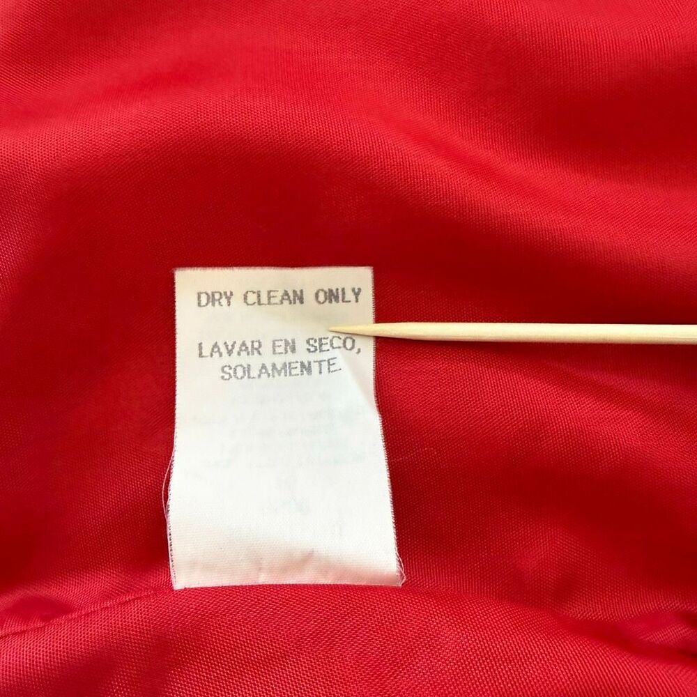 Sag Harbor | Red Wool Blazer | Classic Two Button | Fully Lined | Women’s 16 - Picture 5 of 13